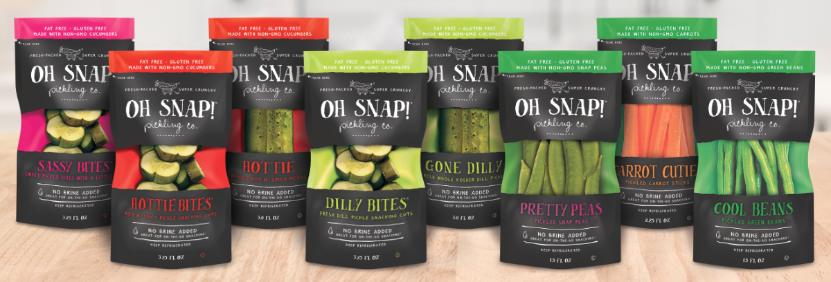 GLK Foods Oh Snap! lineup