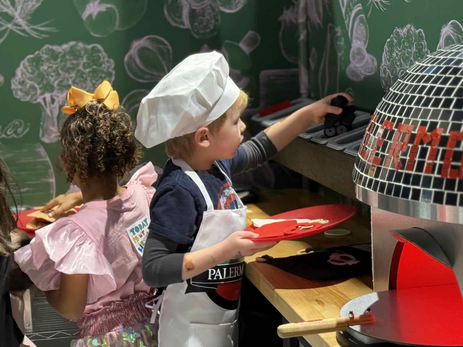 Making pizza